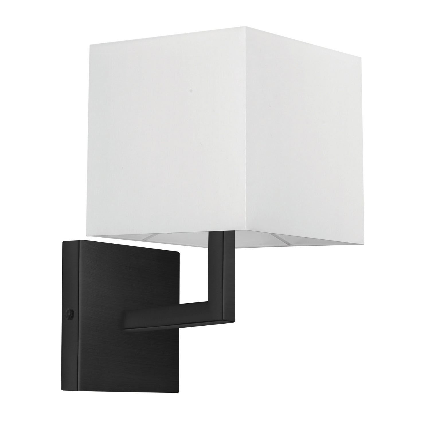 Dainolite Ltd - 77-1W-MB-WH - One Light Wall Sconce - Lucas - Black