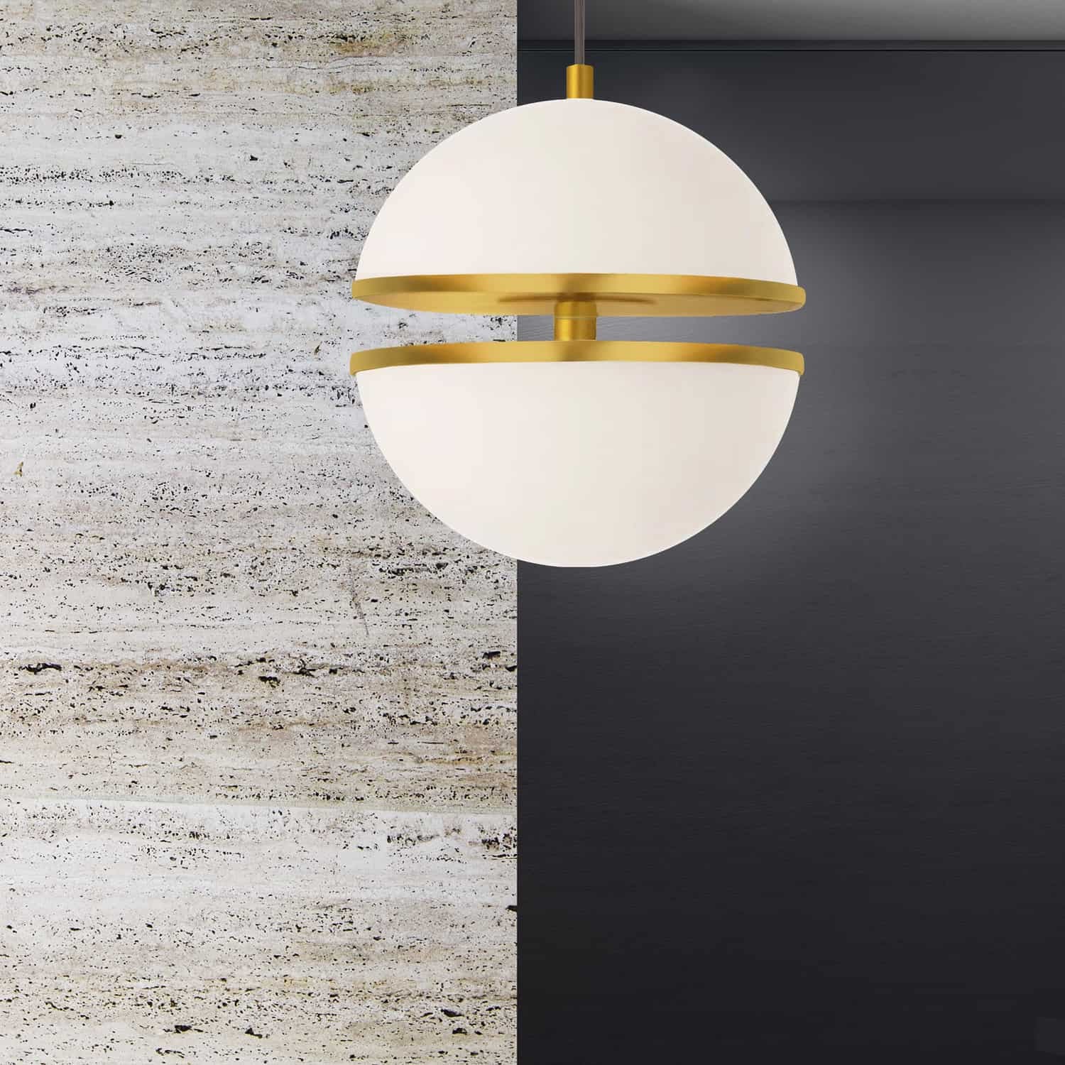 Dainolite Ltd - AMC-1330LEDP-AGB - LED Pendant - Atomic - White