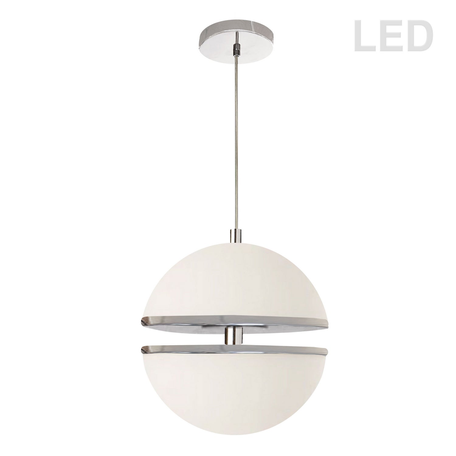 Dainolite Ltd - AMC-1330LEDP-PC - LED Pendant - Atomic - White