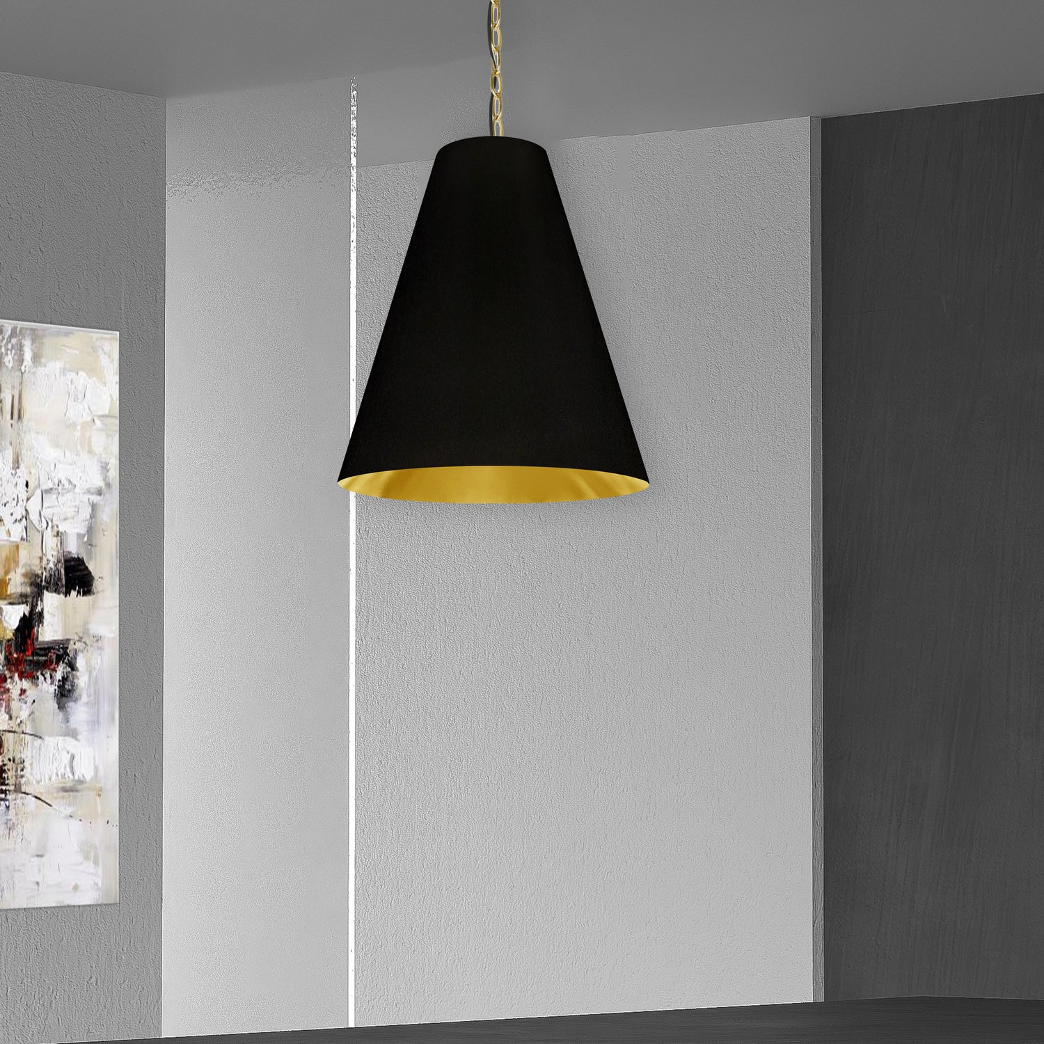 Dainolite Ltd - ANA-M-AGB-698 - One Light Pendant - Anaya - Black