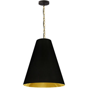 Dainolite Ltd - ANA-M-AGB-698 - One Light Pendant - Anaya - Black