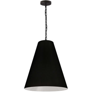 Dainolite Ltd - ANA-M-MB-797 - One Light Pendant - Anaya - Black