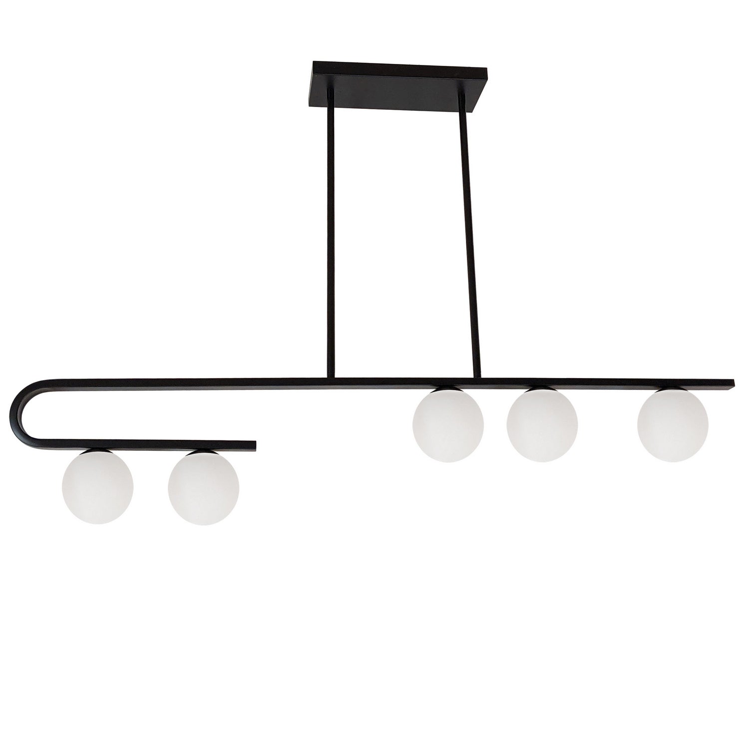 Dainolite Ltd - ATL-445HP-MB - Five Light Pendant - Atlas - Black