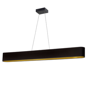 Dainolite Ltd - AUB-R5030HP-MB-698 - LED Pendant - Aubrey - Black