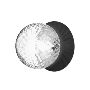 Dainolite Ltd - BUR-51W-MB-CL - One Light Wall Sconce - Burlat - Clear