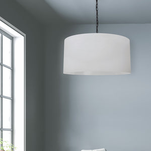 Dainolite Ltd - BXN-L-BK-790 - One Light Pendant - Braxton - White