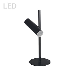 Dainolite Ltd - CST-196LEDT-MB - LED Table Lamp - Constance - Black