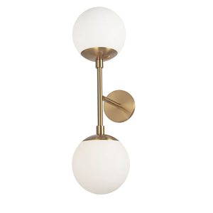 Dainolite Ltd - DAY-232W-AGB - Two Light Wall Sconce - Dayana - Aged Brass