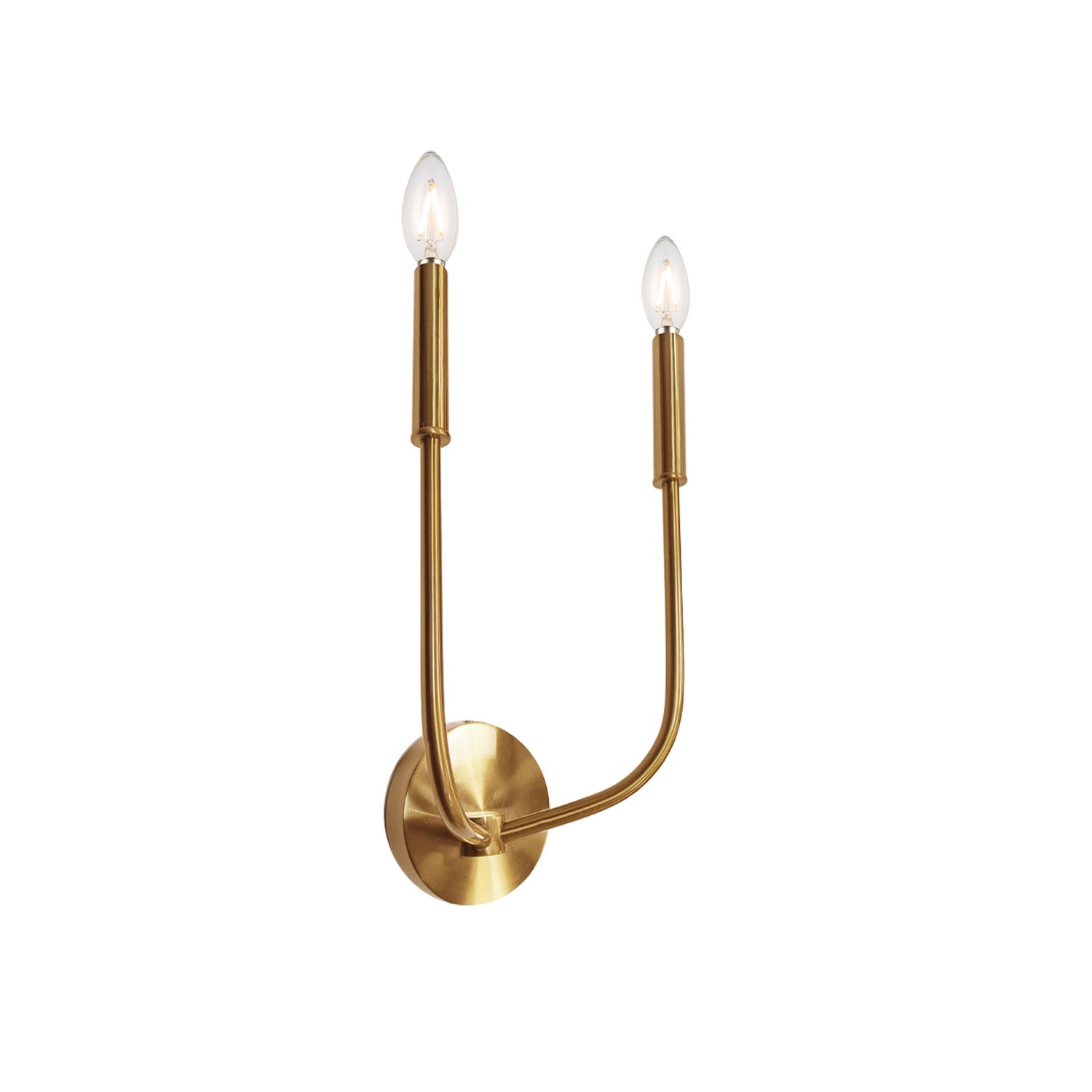 Dainolite Ltd - ELN-152W-AGB - Two Light Wall Sconce - Eleanor - Aged Brass