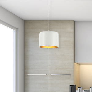 Dainolite Ltd - EMI-81P-AGB-MW - One Light Pendant - Emilia - White