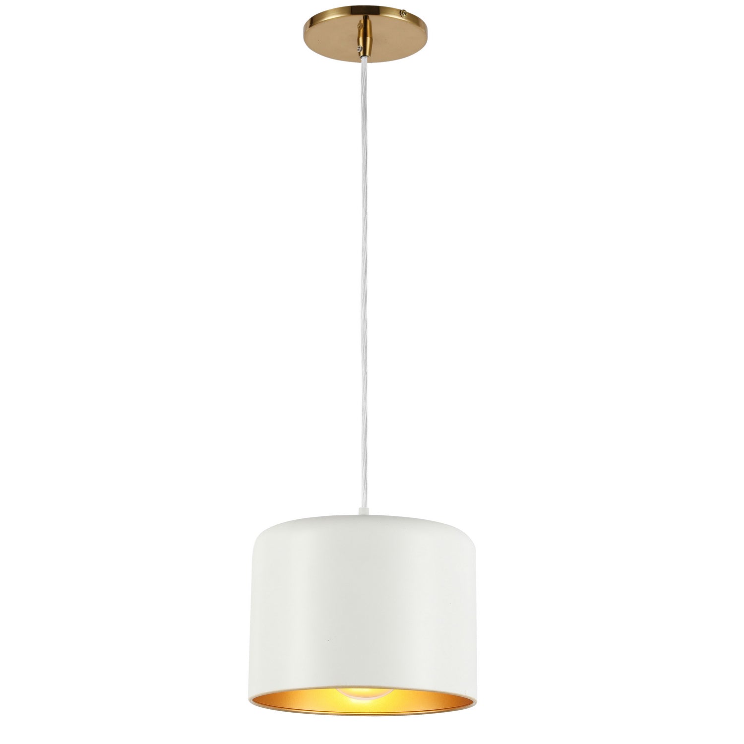 Dainolite Ltd - EMI-81P-AGB-MW - One Light Pendant - Emilia - White