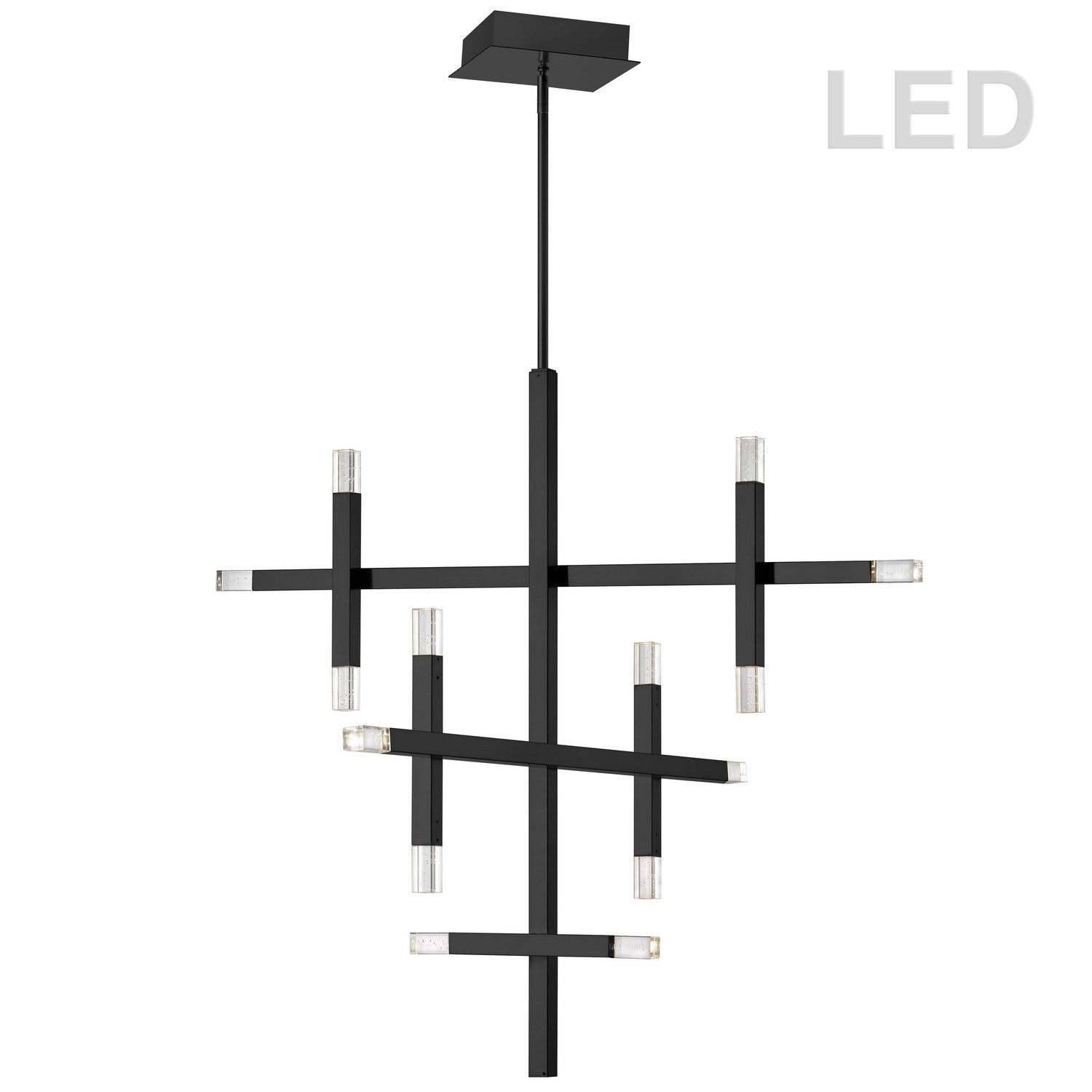 Dainolite Ltd - FCS-3656C-MB - LED Chandelier - Francesca - Black