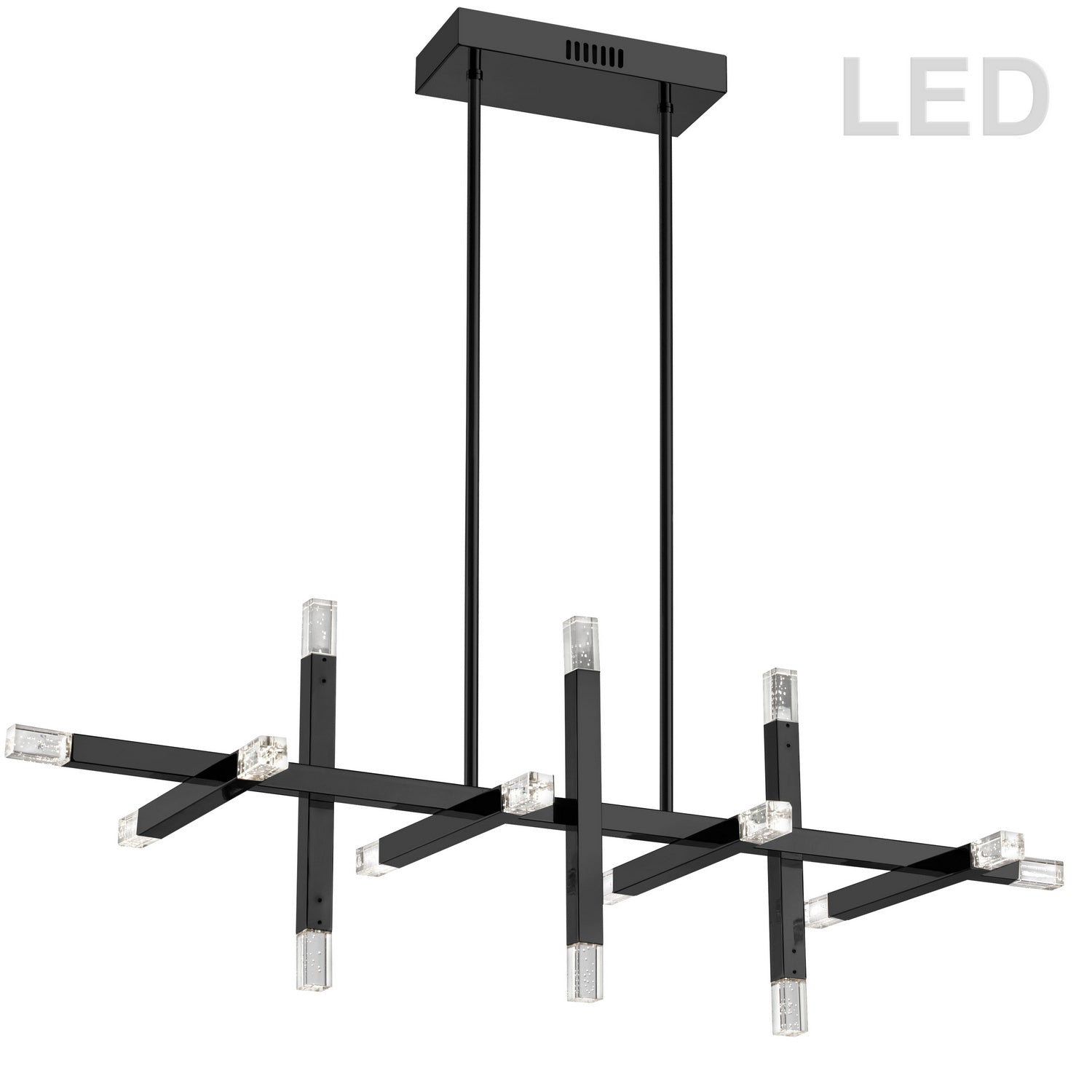 Dainolite Ltd - FCS-4064HC-MB - LED Chandelier - Francesca - Black