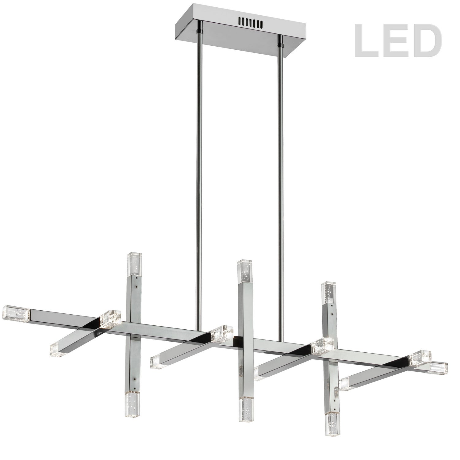 Dainolite Ltd - FCS-4064HC-PC - LED Chandelier - Francesca - Polished Chrome