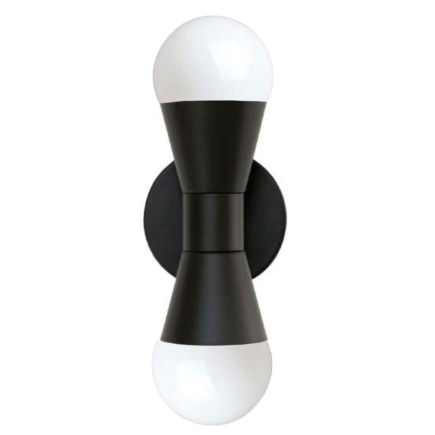 Dainolite Ltd - FOR-72W-MB - Two Light Wall Sconce - Fortuna - Black