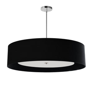 Dainolite Ltd - HEL-344P-PC-BW - Four Light Pendant - Helena - Black