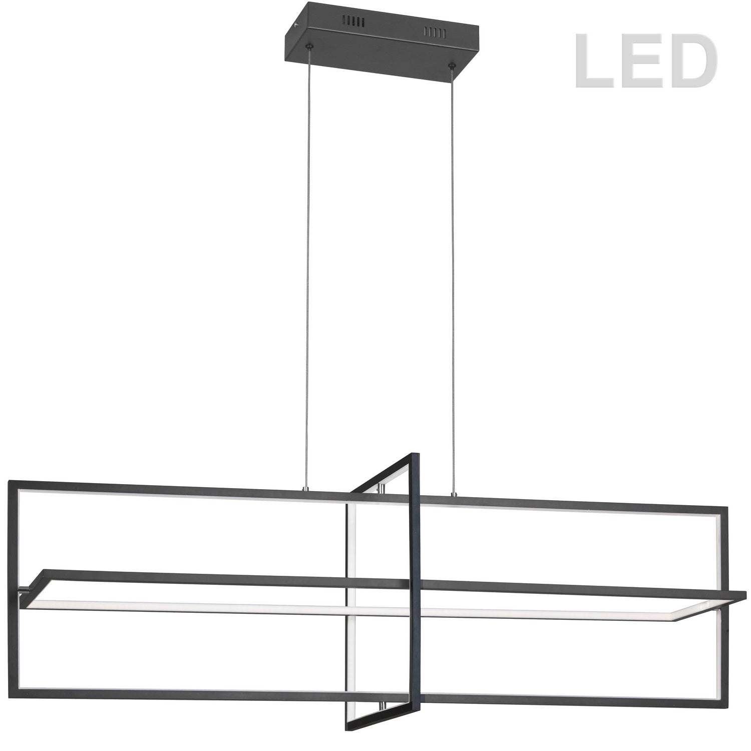 Dainolite Ltd - HIL-4255LEDHC-MB - LED Chandelier - Hildegard - Black