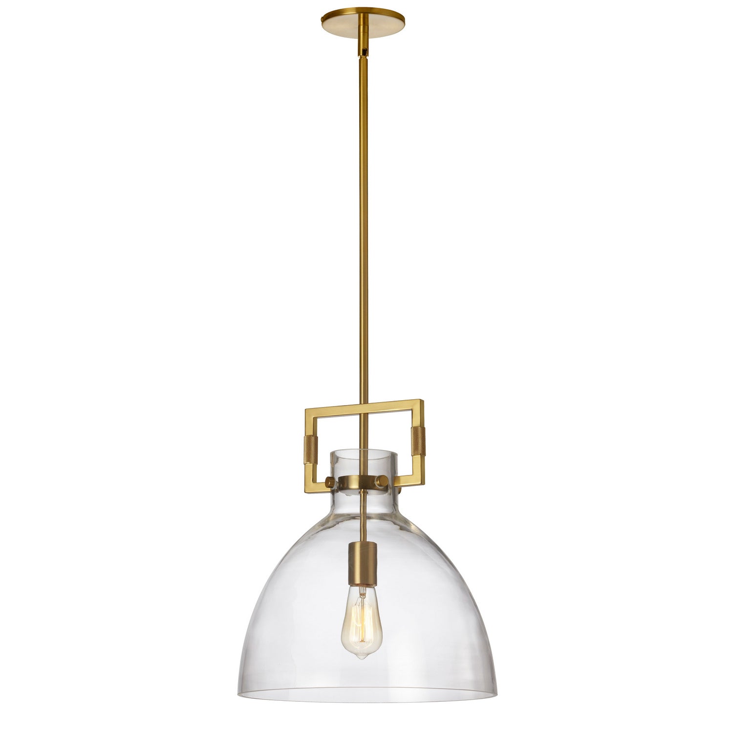 Dainolite Ltd - LBY-141P-AGB - One Light Pendant - Liberty - Clear