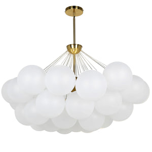 Dainolite Ltd - MLS-358C-AGB-FR - Eight Light Chandelier - Miles - White