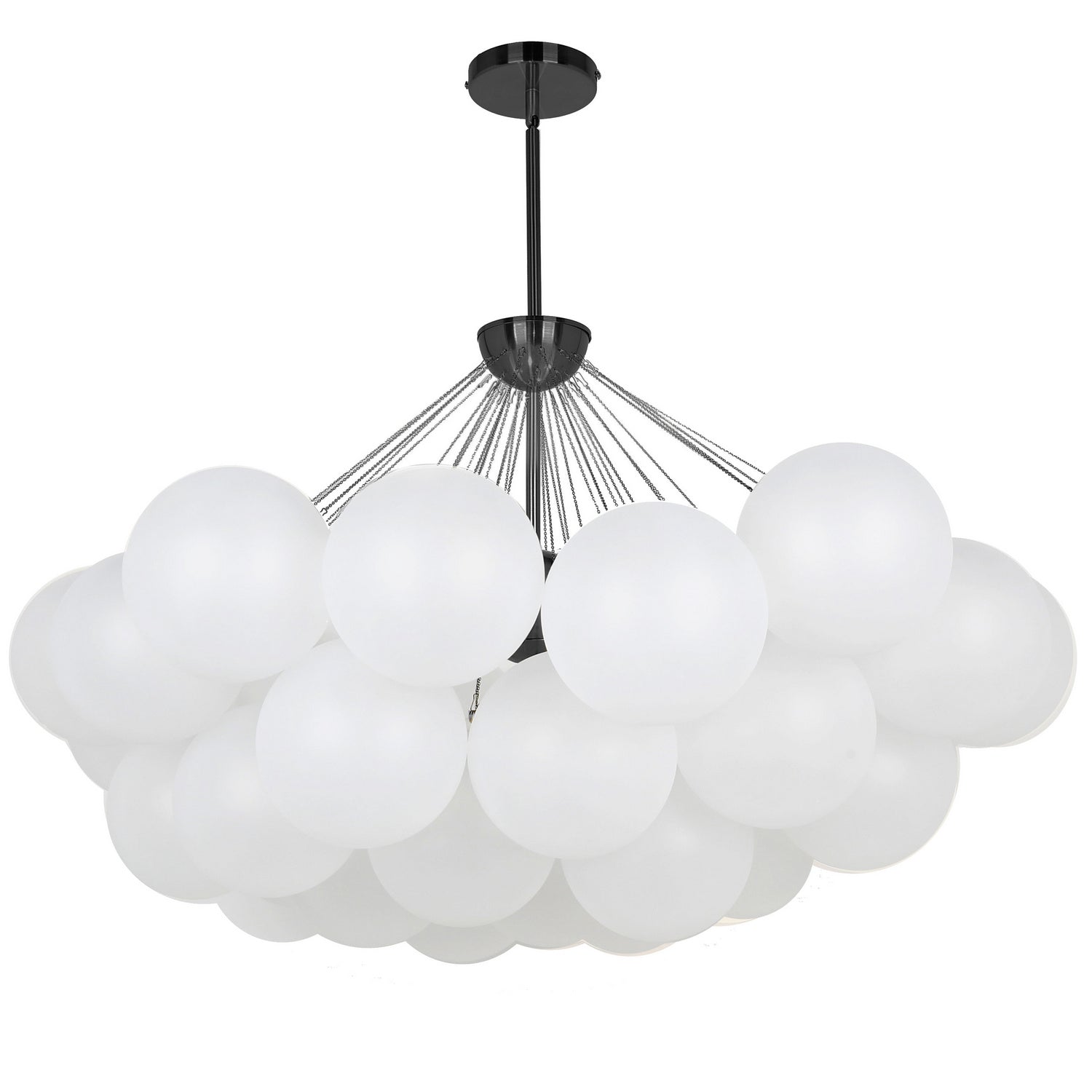 Dainolite Ltd - MLS-358C-MB-FR - Eight Light Chandelier - Miles - White