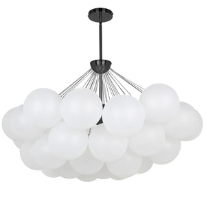 Dainolite Ltd - MLS-358C-MB-FR - Eight Light Chandelier - Miles - White