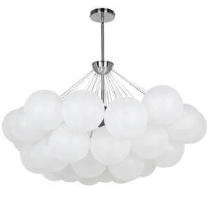 Dainolite Ltd - MLS-358C-PC-FR - Eight Light Chandelier - Miles - White