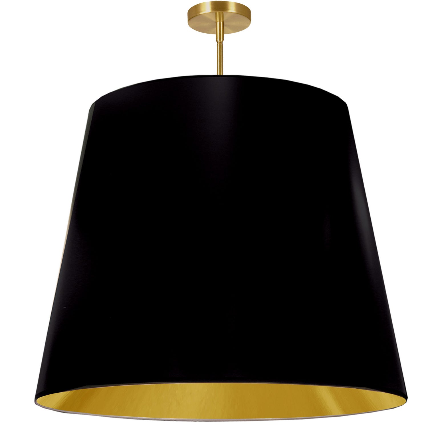 Dainolite Ltd - ODR-XL-698 - One Light Pendant - Oversized Drum - Black