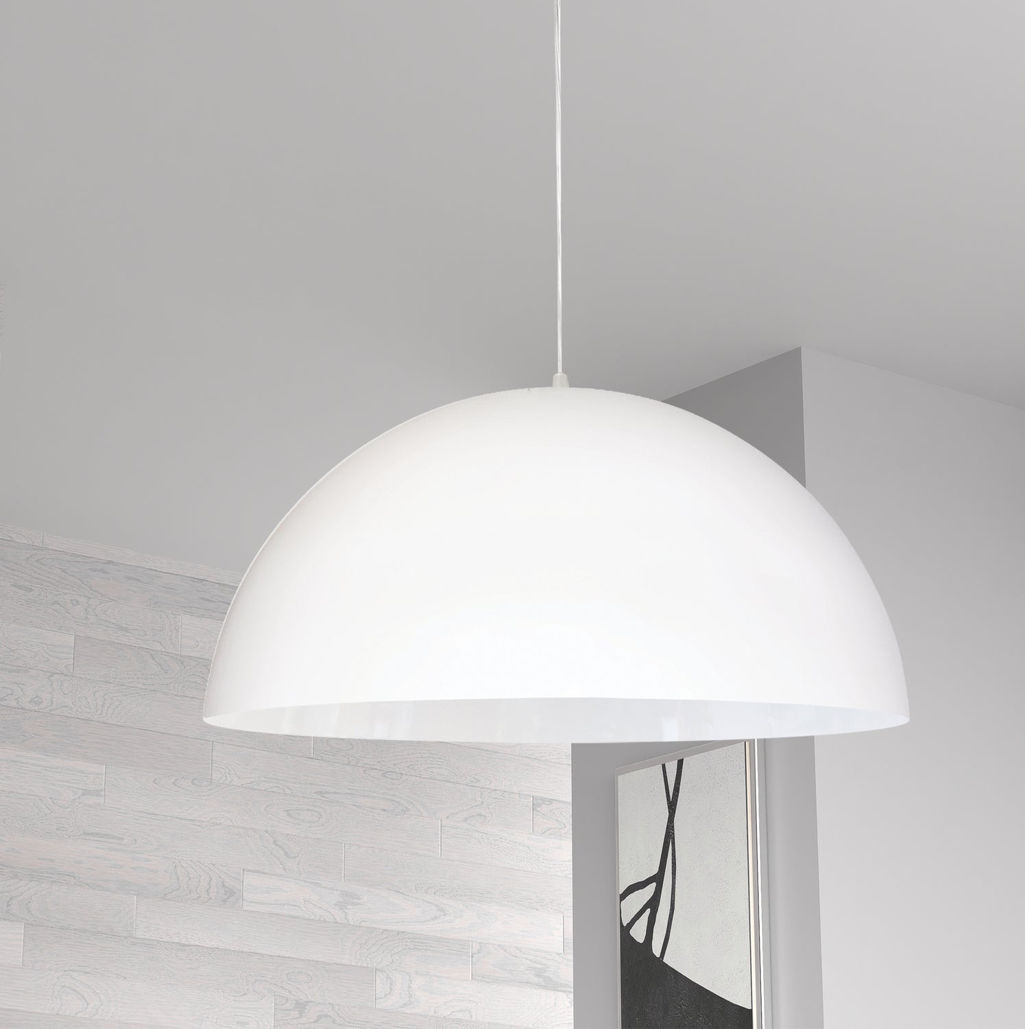 Dainolite Ltd - OFE-201P-MW - One Light Pendant - Ofelia - White