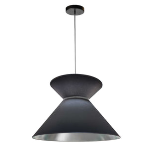 Dainolite Ltd - PAT-181P-BK-697 - One Light Pendant - Patricia - Black