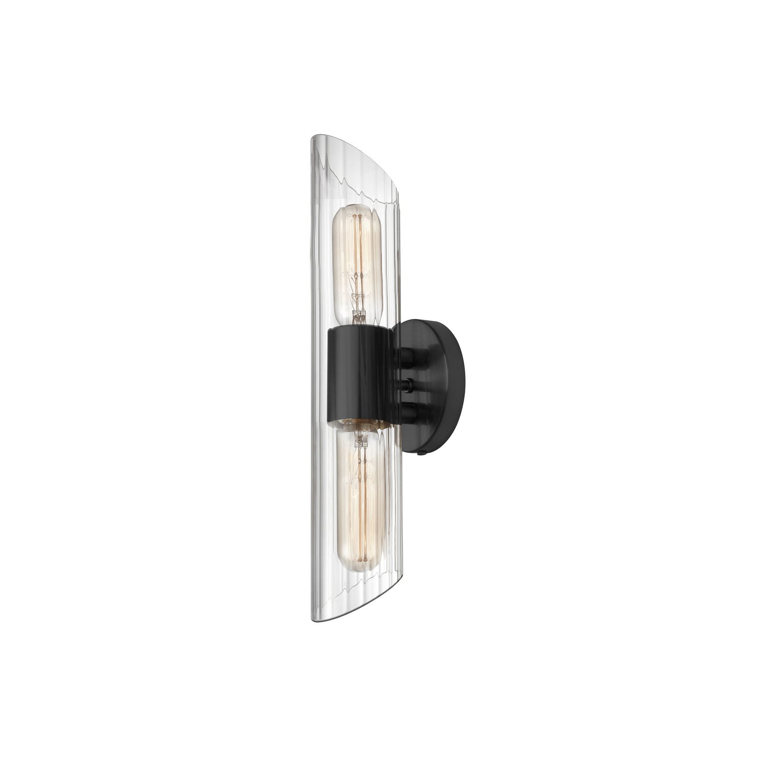 Dainolite Ltd - SAM-162W-MB - Two Light Vanity Fixture - Samantha - Clear