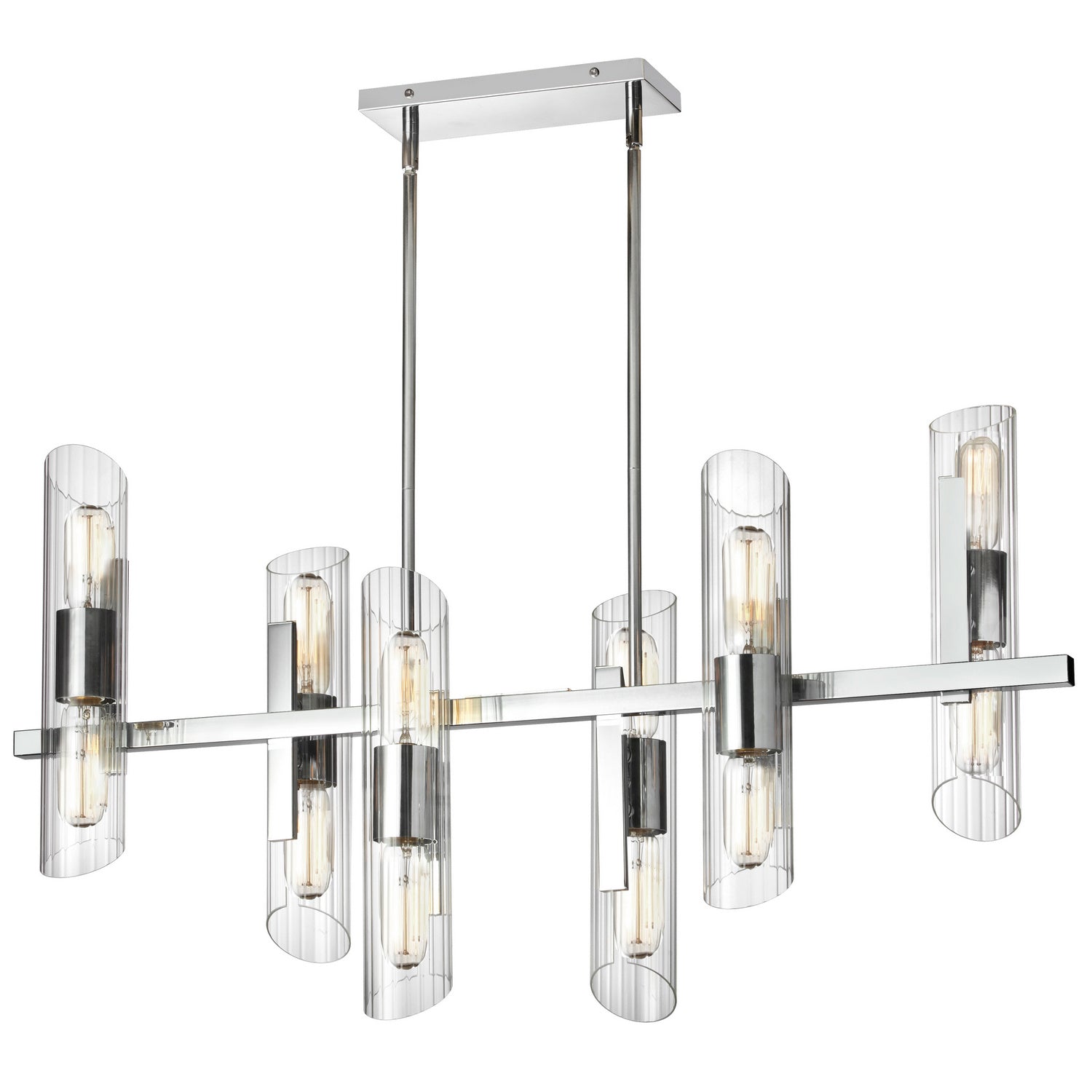 Dainolite Ltd - SAM-4012HC-PC - 12 Light Chandelier - Samantha - Polished Chrome