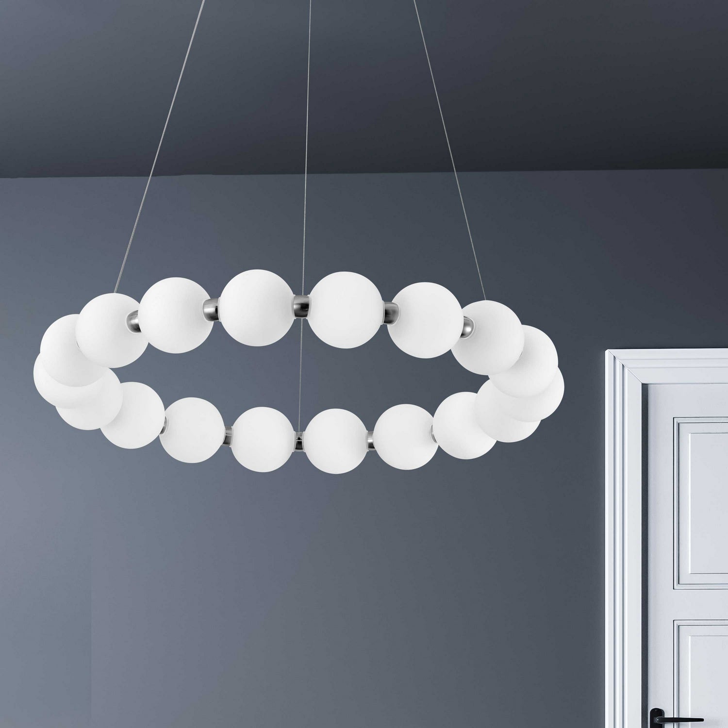 Dainolite Ltd - SHE-2432LEDC-PC - LED Chandelier - Shelby - White