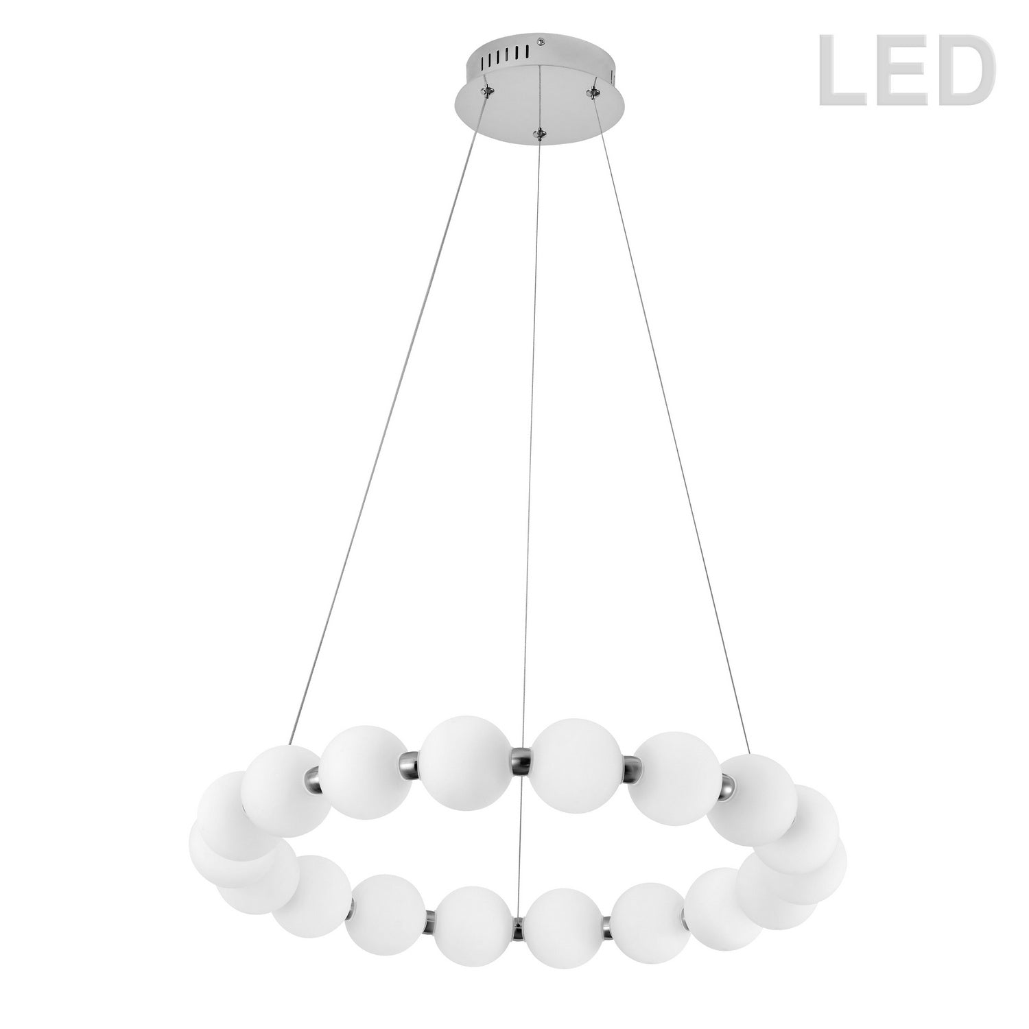 Dainolite Ltd - SHE-2432LEDC-PC - LED Chandelier - Shelby - White