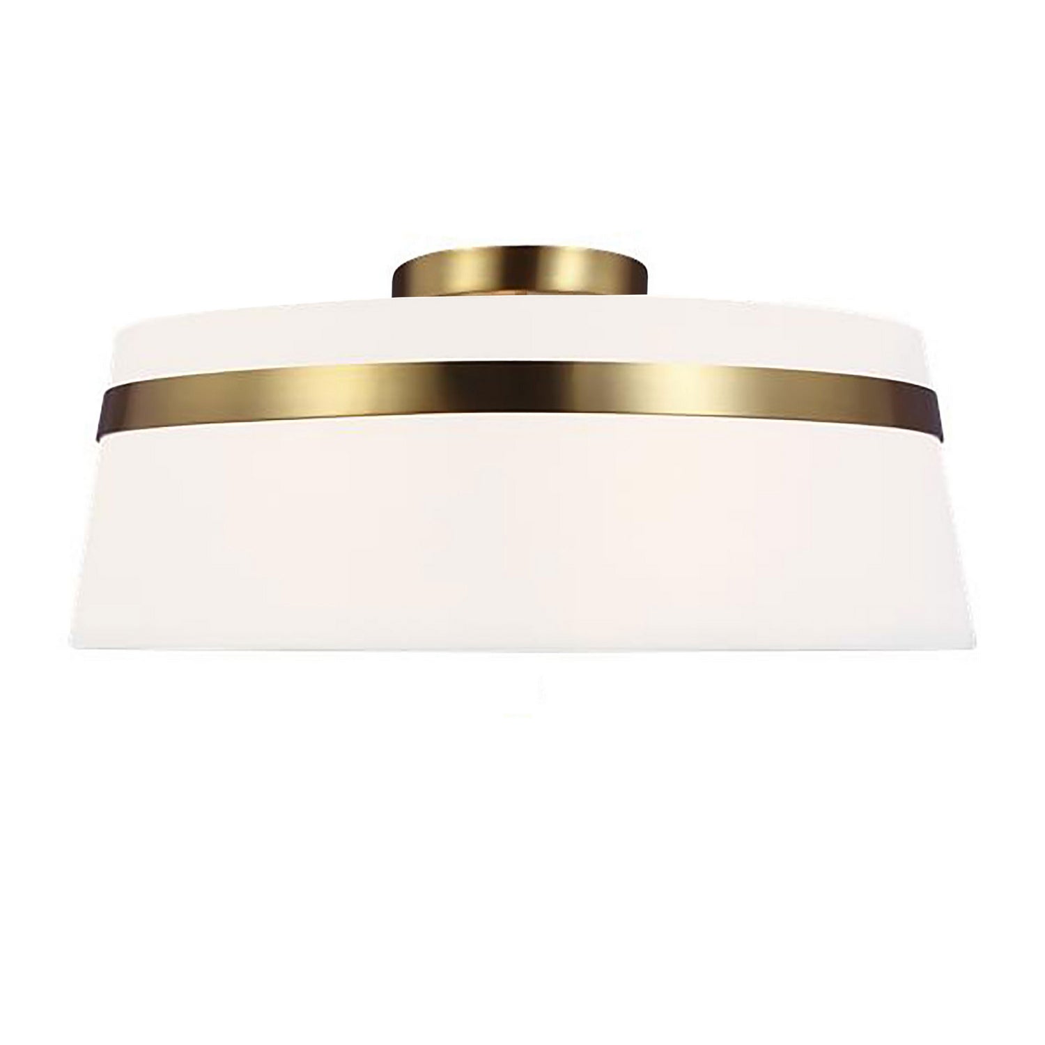 Dainolite Ltd - SYM-153SF-AGB-WH - Three Light Semi-Flush Mount - Symphony - White