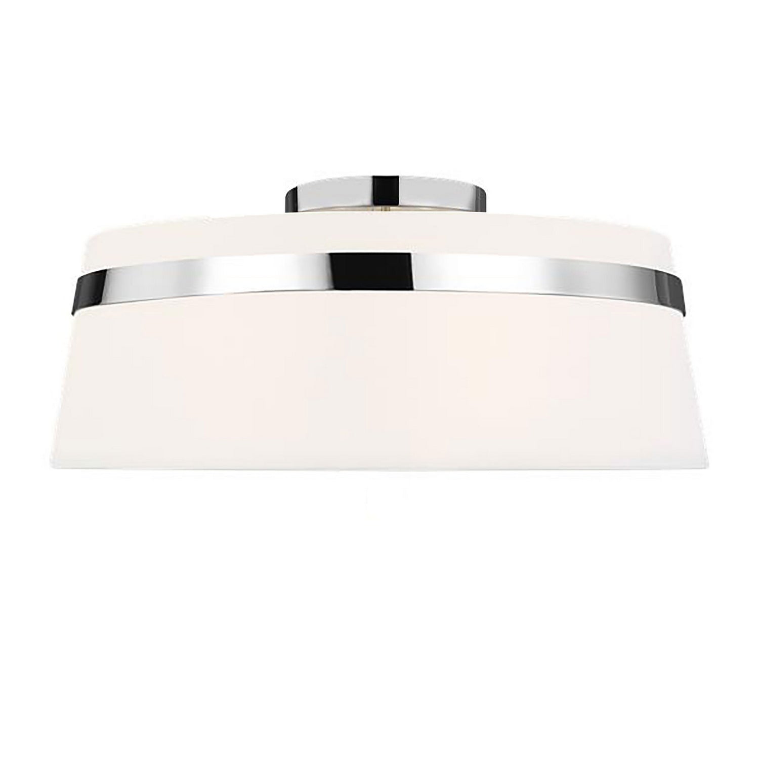 Dainolite Ltd - SYM-153SF-PC-WH - Three Light Semi-Flush Mount - Symphony - White