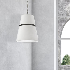 Dainolite Ltd - SYM-183P-MB-WH - Three Light Pendant - Symphony - White