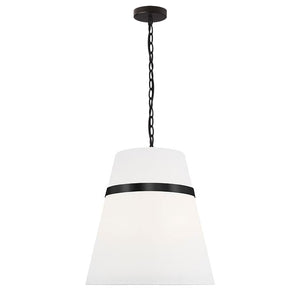 Dainolite Ltd - SYM-183P-MB-WH - Three Light Pendant - Symphony - White