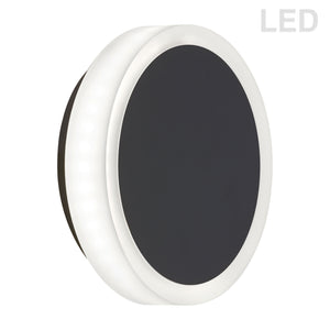 Dainolite Ltd - TOP-612LEDW-MB - LED Wall Sconce - Topaz - Black