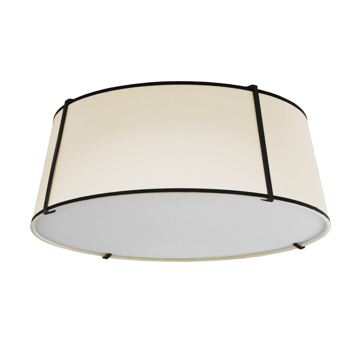 Dainolite Ltd - TRA-224FH-BK-CRM - Four Light Flush Mount - Trapezoid - Cream