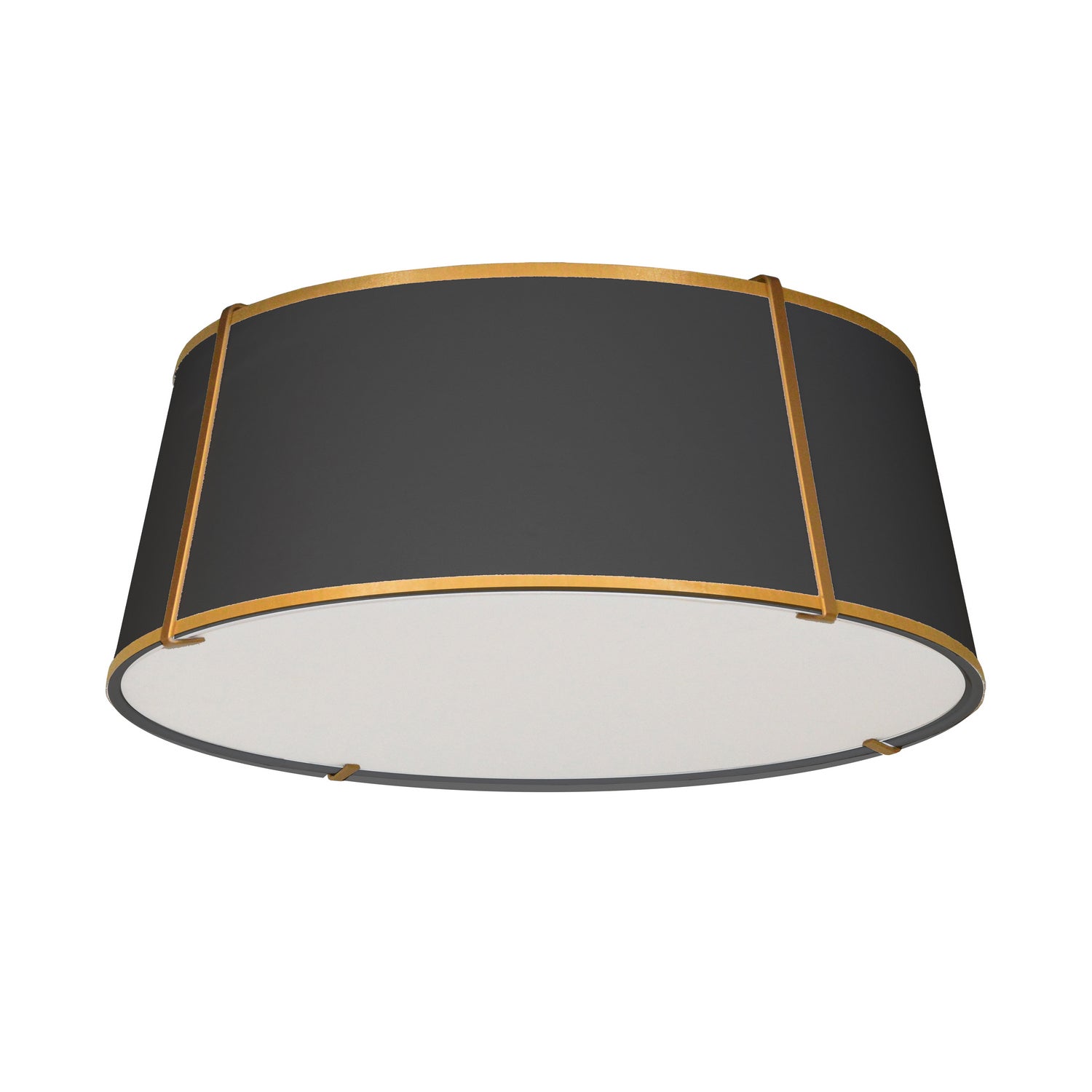 Dainolite Ltd - TRA-224FH-GLD-BK - Four Light Flush Mount - Trapezoid - Black