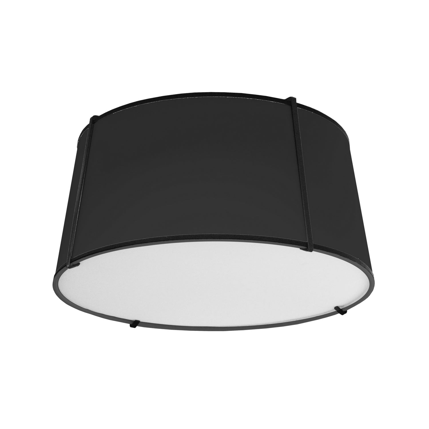 Dainolite Ltd - TRA-3FH-BK - Three Light Flush Mount - Trapezoid - Black