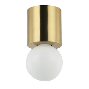 Dainolite Ltd - TRN-51FH-AGB - One Light Flush Mount - Theron - Aged Brass