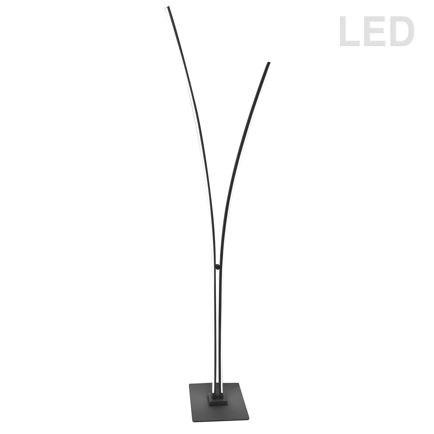 Dainolite Ltd - VIN-6536LEDF-MB - LED Floor Lamp - Vincent - Black