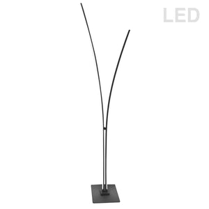 Dainolite Ltd - VIN-6536LEDF-MB - LED Floor Lamp - Vincent - Black