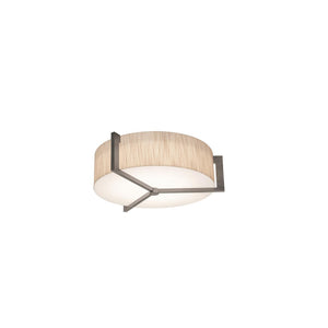 AFX Lighting - APF1214LAJUDWG-JT - LED Flush Mount - Apex - Jute/Weathered Grey