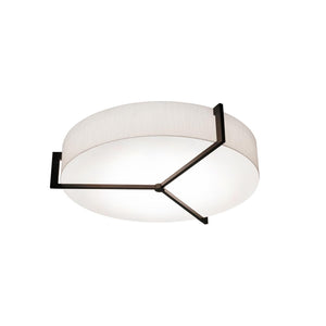 AFX Lighting - APF1932LAJUDES-LW - LED Flush Mount - Apex - Linen White/Espresso