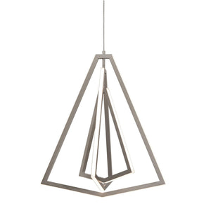 AFX Lighting - GNAP27L30D1SN - LED Pendant - Gianna - Satin Nickel