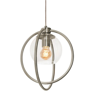 AFX Lighting - JAMP12MBSN - One Light Pendant - Jamie - Satin Nickel