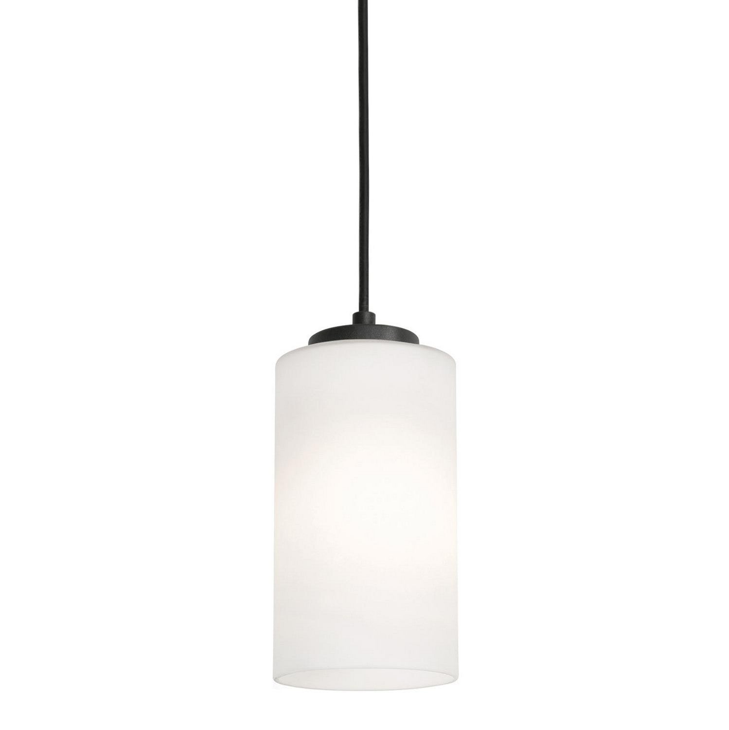 AFX Lighting - LEOP04MBBK - One Light Pendant - Leo - Black