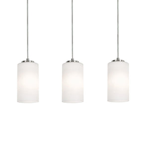 AFX Lighting - LEOP04MBSNLNR3 - Three Light Linear Pendant - Leo - Satin Nickel